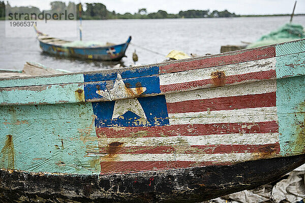Liberianische Flagge - Der einsame Stern