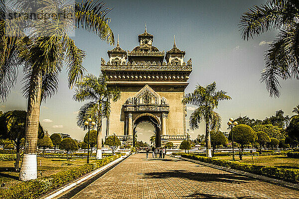 Patuxai-Denkmal in Vientiane  Laos