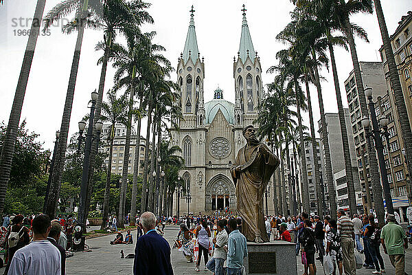 Catedral da Se  Sao Paulo  Brasilien.