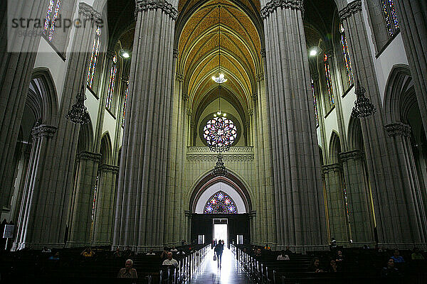 Catedral da Se  Sao Paulo  Brasilien.