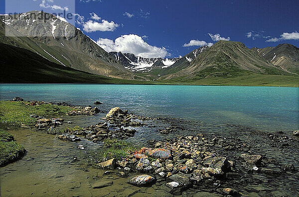 Gletschersee  Altai Tavan Bogd Nationalpark  Mongolei