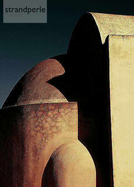 Kirchengebäude auf Santorini  Griechenland.