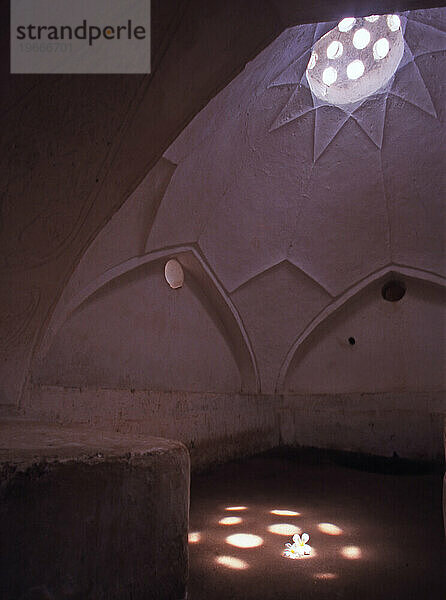 Interior of the Persian Bath at Kidichi. Zanzibar. Tanzania.