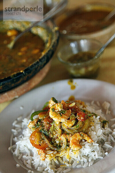 Moqueca-Gericht  Salvador  Bahia  Brasilien.