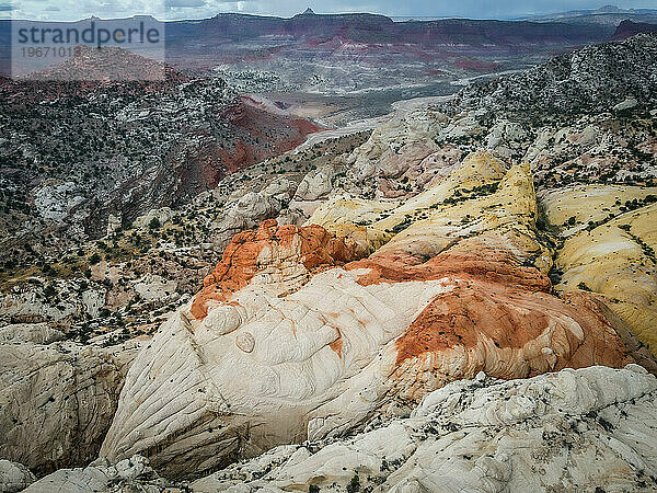 Erstaunliche Wüstenfarben im Süden Utahs