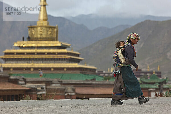 Labrang-Kloster in Xiahe  Gansu  China.