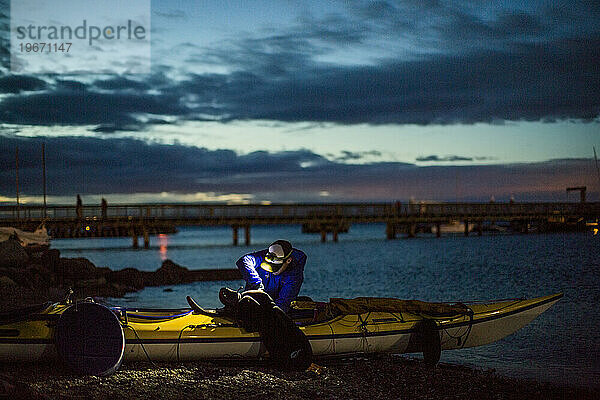 Die Boote stehen am Morgen vor dem Start des Race to Alaska bereit  einem 750 Meilen langen  nicht motorisierten Bootsrennen von Port Townsend  WA  nach Ketchikan  Alaska.