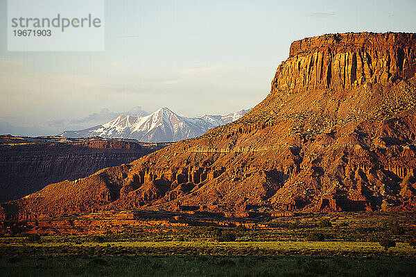 Eine Ranch neben dem Canyonlands NP  UT