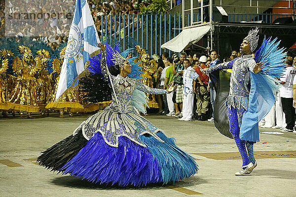 Karnevalsumzug im Sambodrome  Rio de Janeiro  Brasilien.