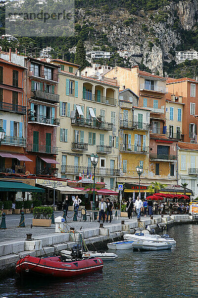 Der Hafen von Villefranche sur Mer  C?te d'Azur  Alpes Maritimes  Provence  Frankreich.