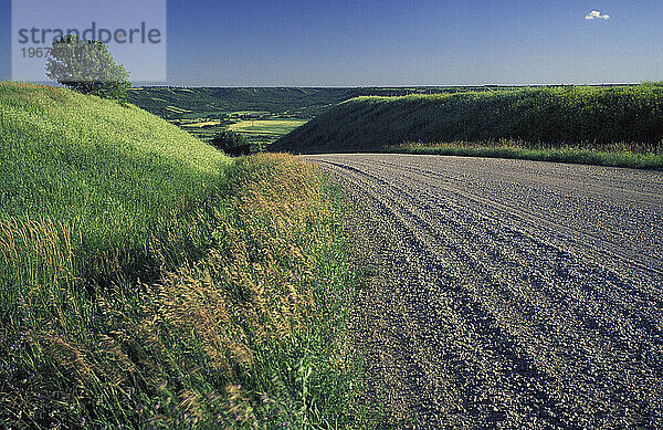 Das üppige und wunderschöne Qu'Appelle Valley im Osten von Saskatchewan  Kanada.