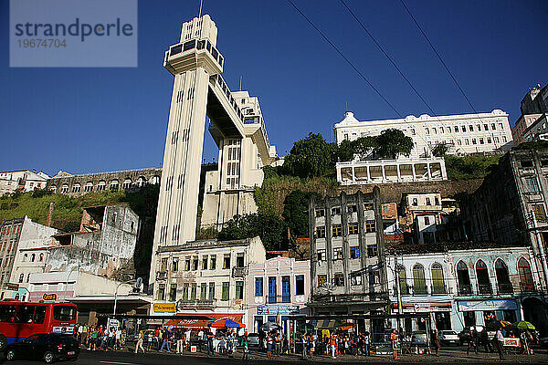 Elevador Lacerda  Salvador  Bahia  Brasilien.