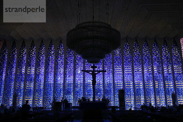 Kirche Santuario Dom Bosco  Brasilia  Brasilien.