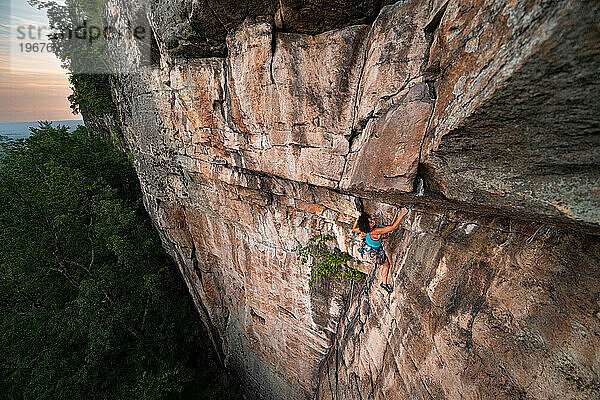 Amanda Milhet – Vogelkäfig – Gunks NY USA Klettern