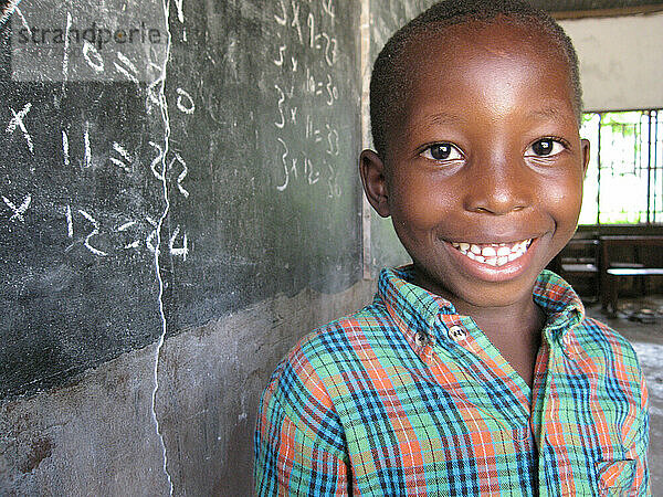 Mathematikunterricht in der Rural Sierra Leonean School