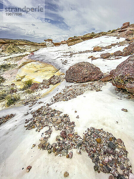 Regenbogenfarbene Felsen im Süden Utahs