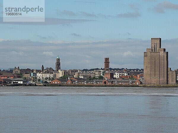 Ansicht von Birkenhead in Liverpool  UK