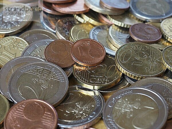 Viele Euromünzen