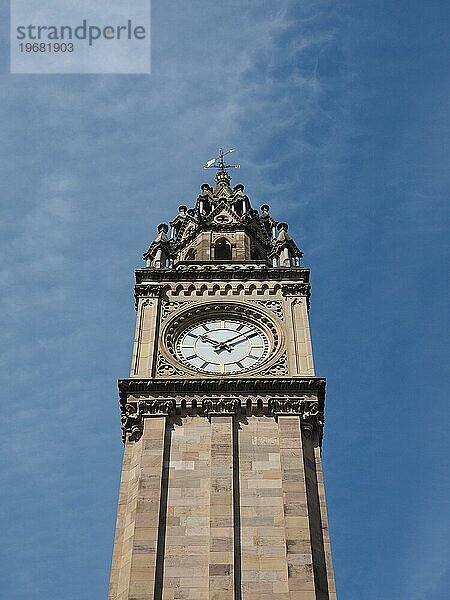 Albert Clock in Belfast  Irland  Europa