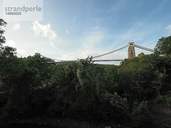 Clifton Hängebrücke in Bristol  UK