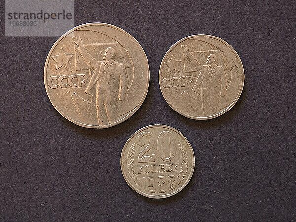 Rubel Münzgeld (RUB)  Währung von Russland