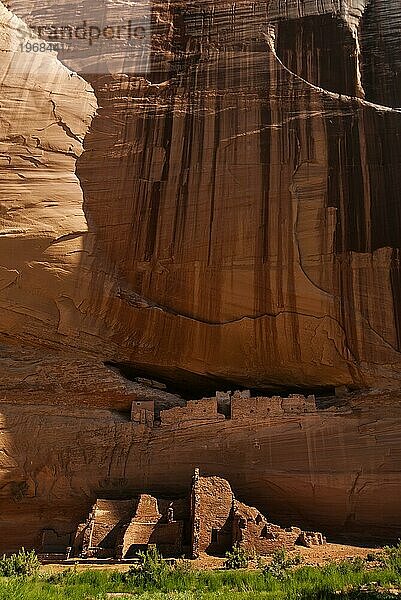White house ruin  Ureinwohner  Indianer  Indigene im Chelly Canyon  Arizona  USA  Nordamerika