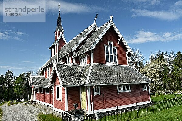 Kirche  Stabkirche in Norwegen