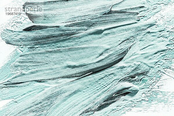 Close up abstrakte blaue Farbe Pinselstriche Oberfläche