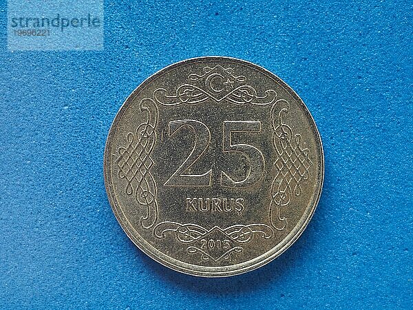 25 Cent Münze  Türkei  Asien