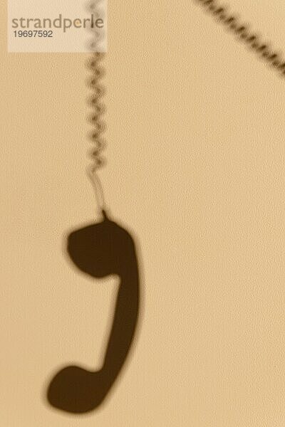 Schatten Telefonwand
