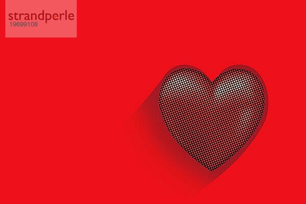 Verbundene Herzen für Liebe Hintergrund für glückliche Valentinstag Karte für Liebe  Romantik  Hochzeit Konzept