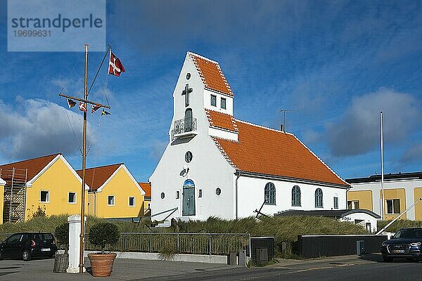 Schwedische Seemannskirche  Svenska Sjömanskyrkan  Lutherische Kirche  Skagen  Nordjütland  Jütland  Dänemark  Europa