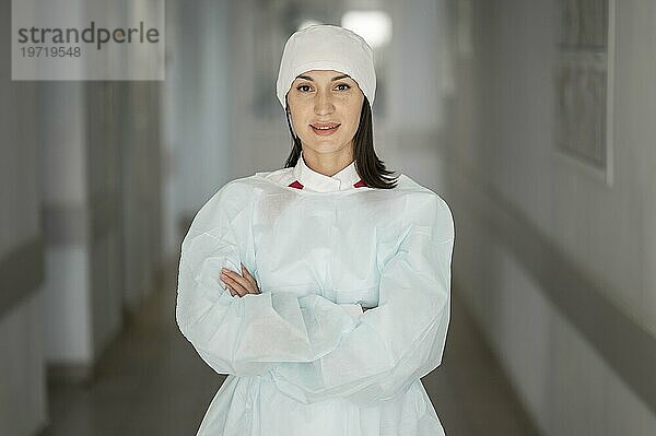 Portrait hübscher Arzt Krankenhaus