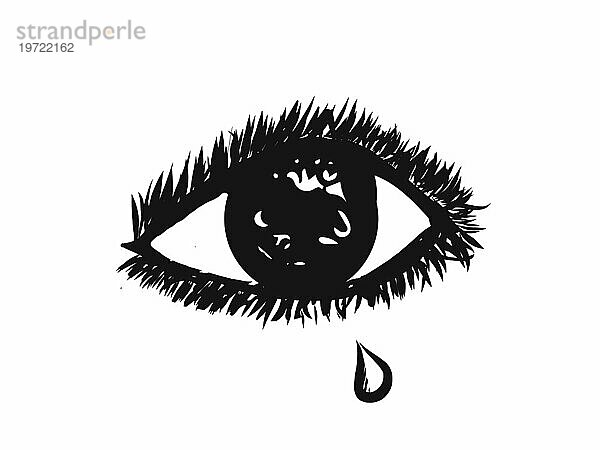 Design von Auge und Augenlicht Logo. Web Element des Auges. Dekorative Auge. Spiritualität Konzept