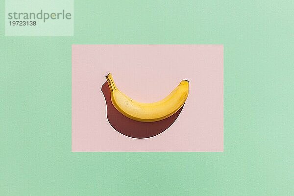 Draufsicht köstliche Banane