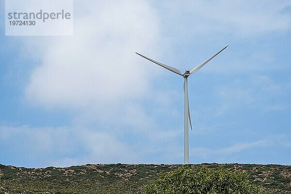 Windkraft  Insel  Energie  Wind  Sitia  Kreta  Griechenland  Europa