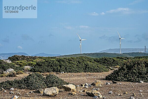 Windkraft  Insel  Energie  Wind  Kreta  Griechenland  Europa
