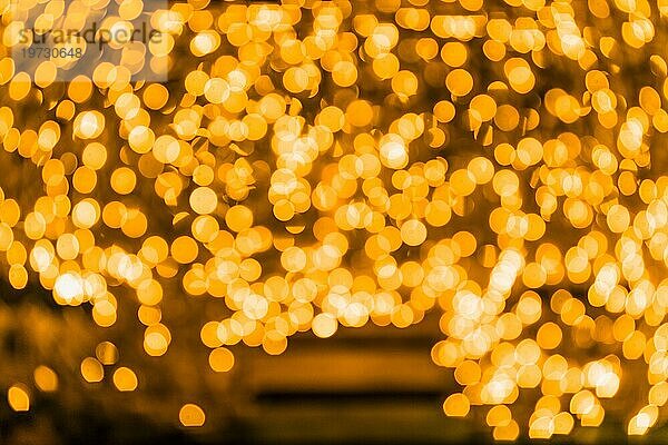 Goldener Glitter Vintage Lichter Hintergrund