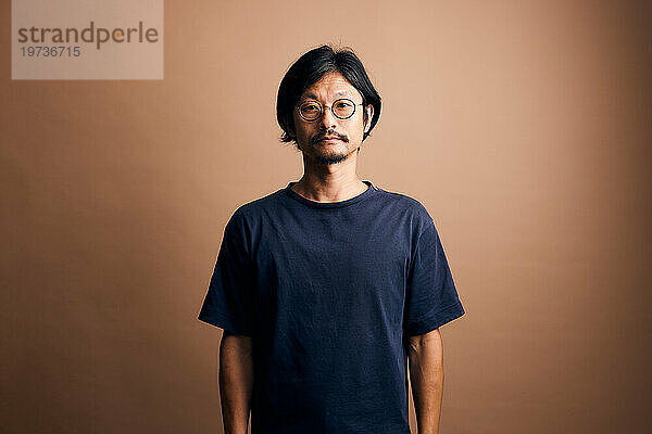 Japanese man studio portrait