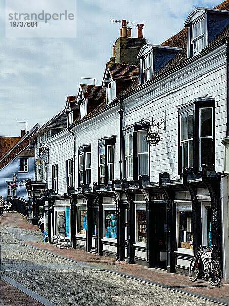 Cliffe High Street  Lewes  East Sussex  England  Vereinigtes Königreich  Europa