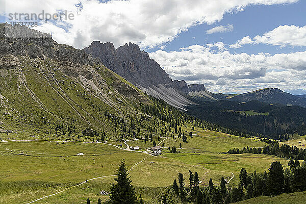 Naturpark Puez-Geisler  Val di Funes  Bezirk Bozen  Südtirol (Südtirol)  Italien  Europa