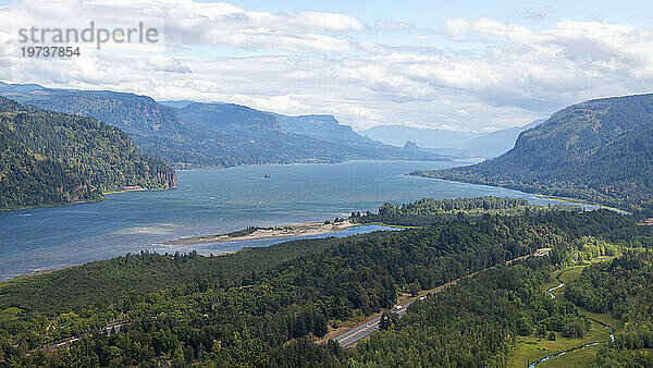 Columbia River Gorge  Oregon  Vereinigte Staaten von Amerika  Nordamerika