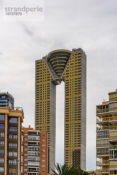 Intempo-Wolkenkratzergebäude in Benidorm  Costa Blanca  Provinz Alicante  Spanien  Europa