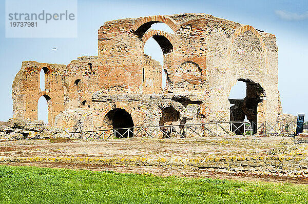 Terme  Bäder  römische Villa von Quintilii  Via Appia  Rom  Latium (Latium)  Italien  Europa
