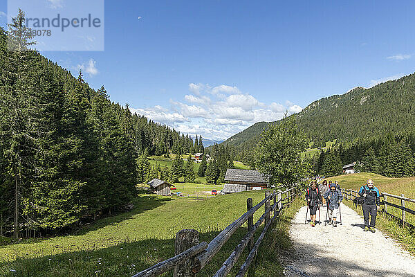 Naturpark Puez-Geisler  Val di Funes  Bezirk Bozen  Südtirol (Südtirol)  Italien  Europa