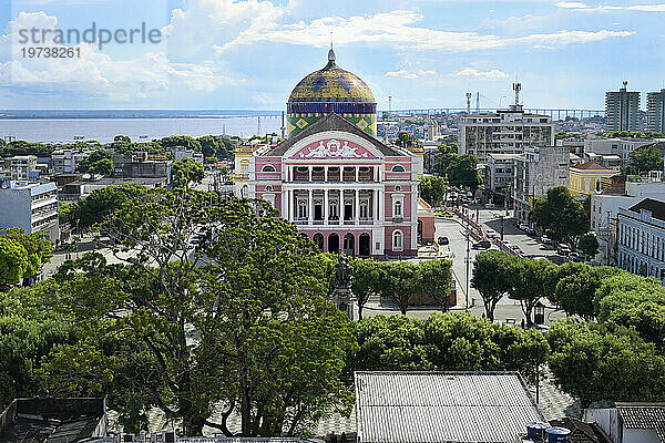 Amazonas-Theater der Belle Epoque  Manaus  Bundesstaat Amazonien  Brasilien  Südamerika