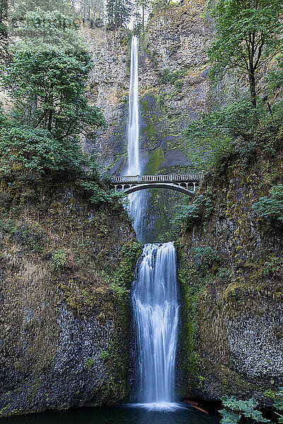 Multnomah Falls  Oregon  Vereinigte Staaten von Amerika  Nordamerika