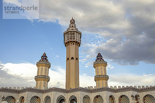 Die Große Moschee in Touba  Senegal  Westafrika  Afrika