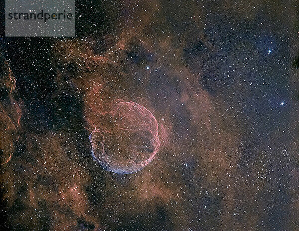 Ansicht des Supernova-Überrests Abell 85 im Sternbild Kassiopeia