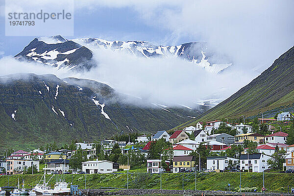 Siglufjördur  ein Fischerdorf im nördlichsten Teil Islands; Island